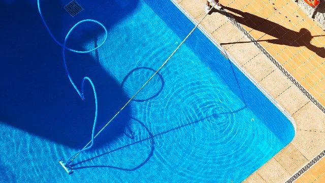 Home in Bridgehampton, NY receiving pool care services.